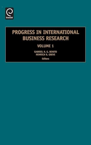 Progress in International Business Research