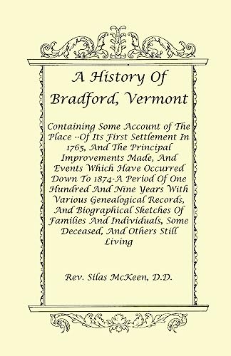 A History of Bradford, Vermont
