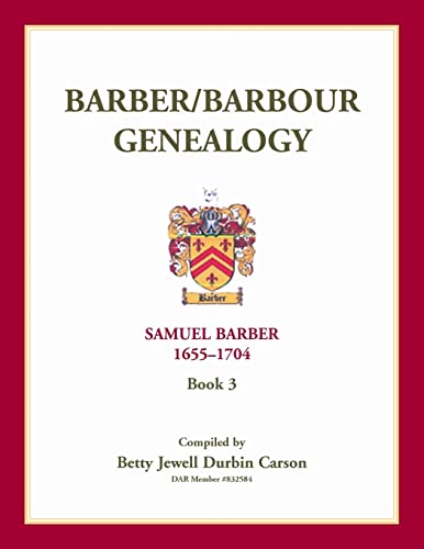 Barber/Barbour Genealogy