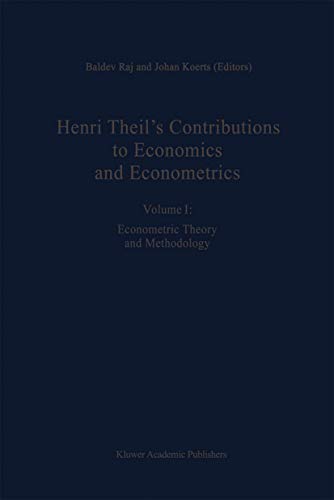 Henri Theil's Contributions to Economics and Econometrics