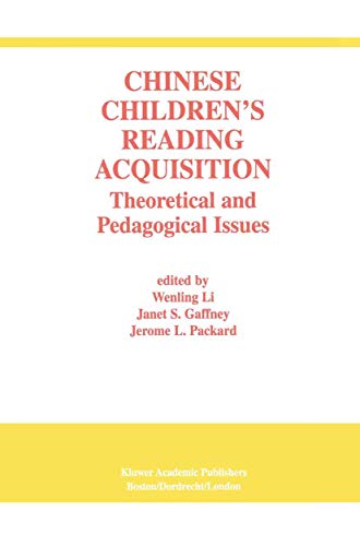 Chinese Children S Reading Acquisition