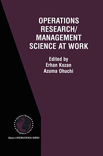 Operations Research/Management Science at Work