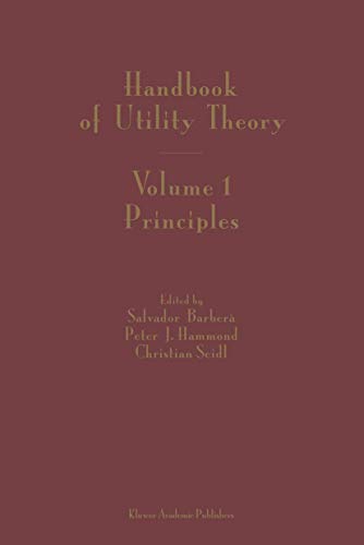 Handbook of Utility Theory
