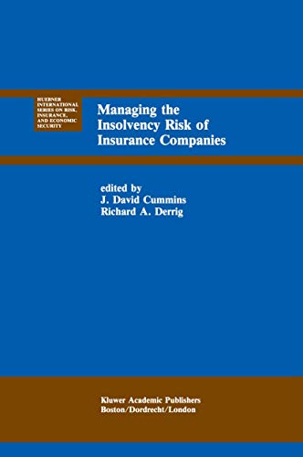Managing the Insolvency Risk of Insurance Companies