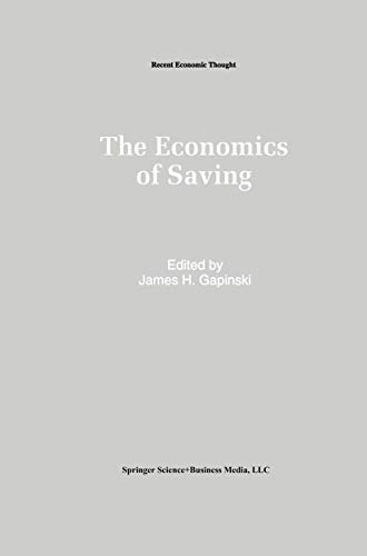 The Economics of Saving