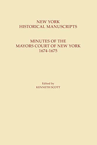 New York Historical Manuscripts