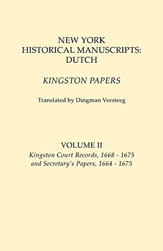 New York Historical Manuscripts