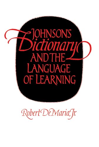 Johnson's Dictionary and the Language of Learning