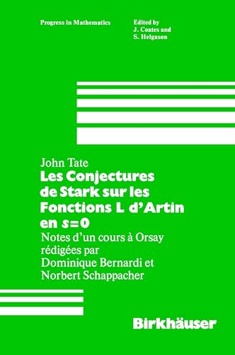 Les Conjectures de Stark Sur Les Fonctions L D'Artin En S=0