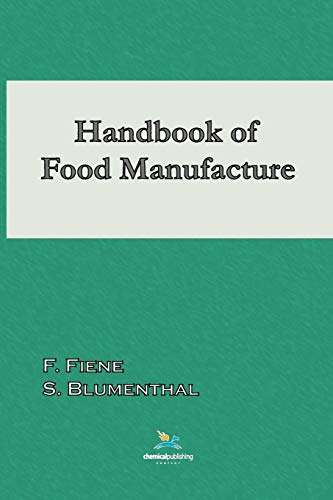 Handbook of Food Manufacture