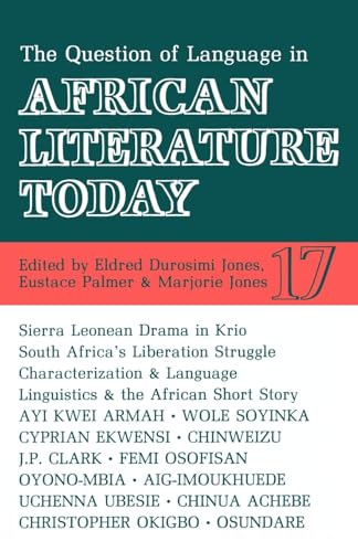 Alt 17 the Question of Language in African Literature Today