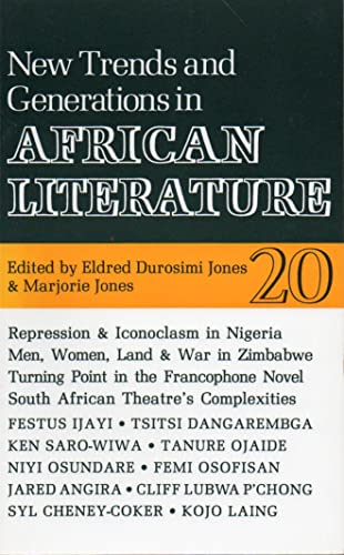 Alt 20 New Trends and Generations in African Literature
