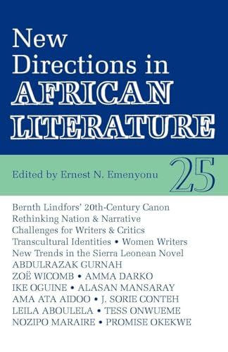 Alt 25 New Directions in African Literature