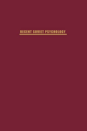 Recent Soviet Psychology