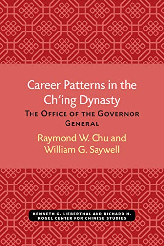 Career Patterns in the Ch'ing Dynasty