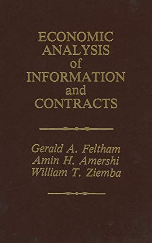 Economic Analysis of Information and Contracts
