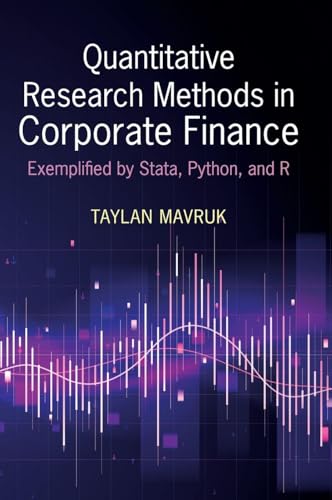 Quantitative Research Methods in Corporate Finance