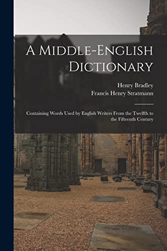 A Middle-English Dictionary