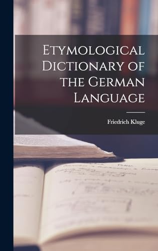 Etymological Dictionary of the German Language