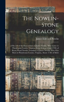 The Nowlin-Stone Genealogy