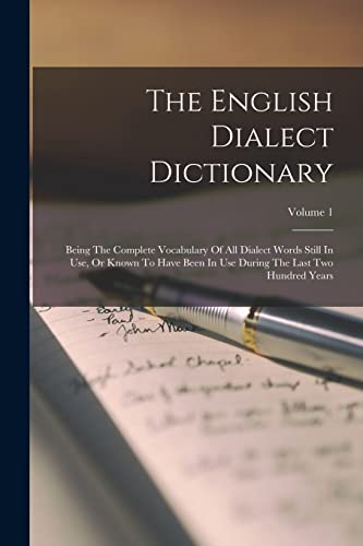 The English Dialect Dictionary
