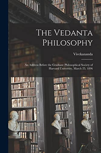 The Vedanta Philosophy