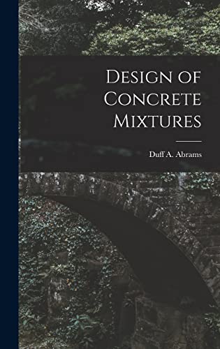 Design of Concrete Mixtures