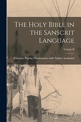 The Holy Bible in the Sanscrit Language; Volume II