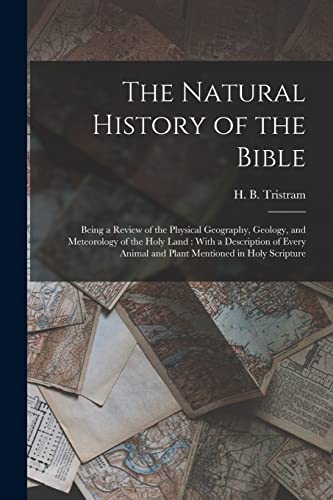The Natural History of the Bible