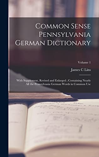 Common Sense Pennsylvania German Dictionary