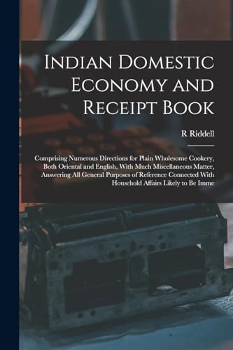 Indian Domestic Economy and Receipt Book
