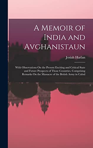 A Memoir of India and Avghanistaun