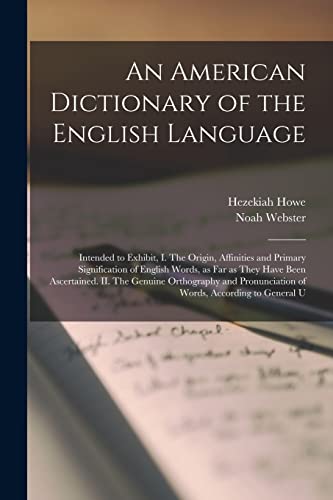 An American Dictionary of the English Language