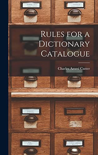 Rules for a Dictionary Catalogue