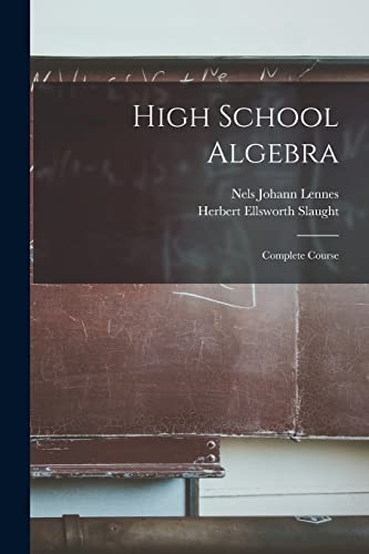 High School Algebra