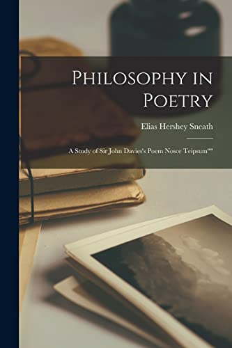 Philosophy in Poetry