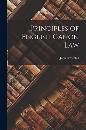 Principles of English Canon Law
