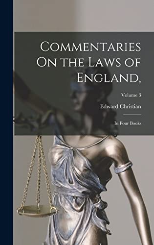 Commentaries On the Laws of England,