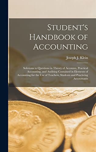Student's Handbook of Accounting