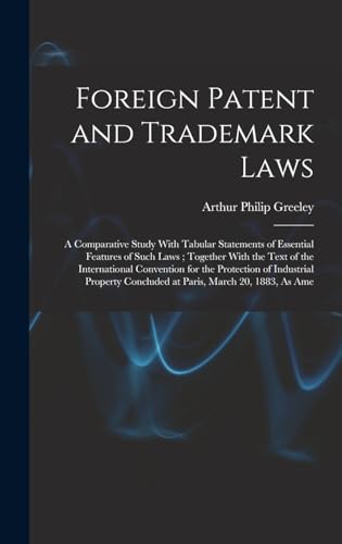 Foreign Patent and Trademark Laws