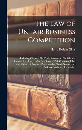 The Law of Unfair Business Competition