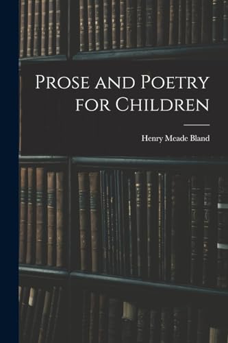 Prose and Poetry for Children