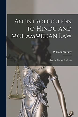 An Introduction to Hindu and Mohammedan Law