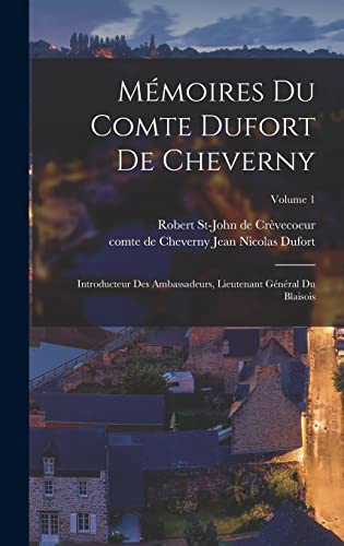 Mémoires du comte Dufort de Cheverny
