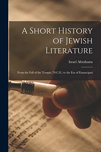 A Short History of Jewish Literature
