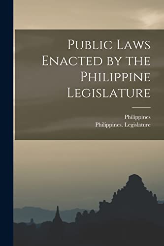 Public Laws Enacted by the Philippine Legislature