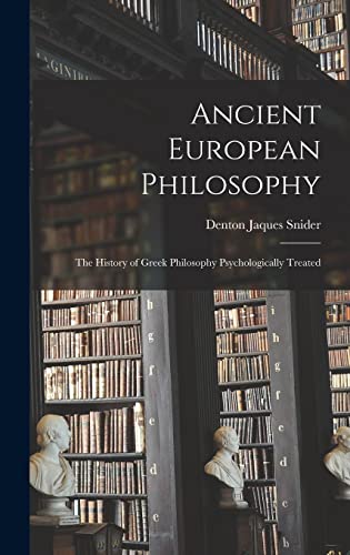 Ancient European Philosophy