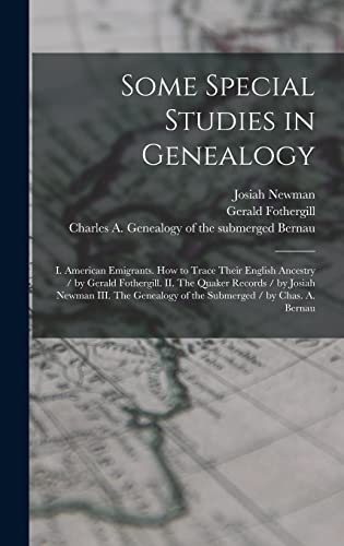 Some Special Studies in Genealogy