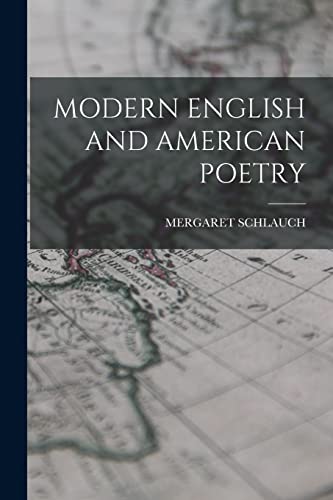 MODERN ENGLISH AND AMERICAN POETRY