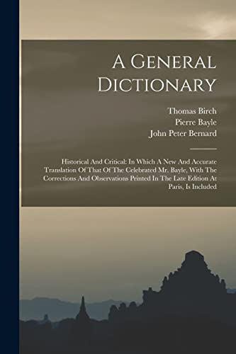 A General Dictionary